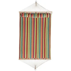 Northlight Striped Quilted Two Person Double Hammock With Pillow - 9' X 55" - Multicolor 13 Northlight Striped Quilted Two Person Double Hammock With Pillow - 9' X 55" - Multicolor -Home Decor GUEST 85f2b24b eaa8 4368 916d be970c4e6ed3