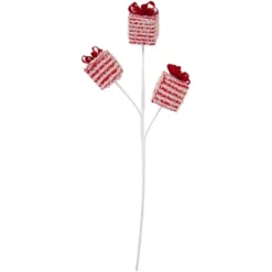 Northlight 26" Candy Cane Gift Boxes Decorative Christmas Spray -Home Decor GUEST 87449707 6b04 4c74 8feb a3084747f481