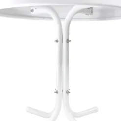 Northlight 22" Outdoor Retro Tulip Side Table, White -Home Decor GUEST 8826c571 ded2 4e85 bcfd 18df5df8e0f8