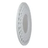 Northlight 24.75" White Cascading Circles Round Wall Mirror