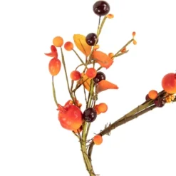 Northlight 5' X 6" Fall Harvest Berries And Leaves Twig Artificial Garland, Unlit -Home Decor GUEST 8923724e 0359 417a b5fb 0437f5694552