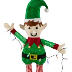 Northlight 34.25" LED Lighted Elf Holding Christmas Lights Outdoor Yard Decoration 11 Northlight 34.25" LED Lighted Elf Holding Christmas Lights Outdoor Yard Decoration -Home Decor GUEST 89319397 bfe1 40be 82b9 752bf4ea6fdc