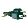 Northlight 25ft Green 3-Prong Outdoor Extension Power Cord With Outlet Block