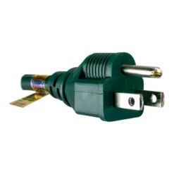 Northlight 25ft Green 3-Prong Outdoor Extension Power Cord With Outlet Block