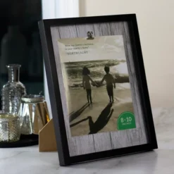 Northlight 14.5" Classical Rectangular 8" X 10" Photo Picture Frame With Clip - Black And White