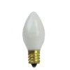 Northlight Pack Of 25 Incandescent C7 Opaque White Christmas Replacement Bulbs