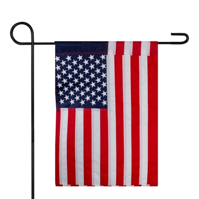 Northlight Patriotic Americana Embroidered Outdoor Garden Flag 18" X 12.5" 1 Northlight Patriotic Americana Embroidered Outdoor Garden Flag 18" X 12.5"