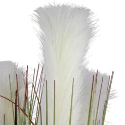 Northlight 27" Artificial Onion And Pampas Grass In Black Pot -Home Decor GUEST 8f7af519 3a12 44b7 a147 e8a64e69b440