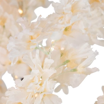 Northlight 6' LED Lighted White Floral Artificial Tree - Warm White Lights 4 Northlight 6' LED Lighted White Floral Artificial Tree - Warm White Lights - Image 4