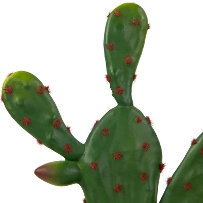 Northlight Real Touch™ Artificial Green And Red Potted Floral Cactus 9.5" 5 Northlight Real Touch™ Artificial Green And Red Potted Floral Cactus 9.5" - Image 5