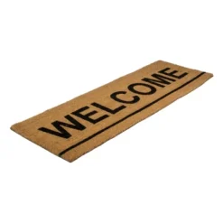 Northlight Natural Coir Outdoor Rectangular "Welcome" Doormat 16" X 48" -Home Decor GUEST 9376ef27 2db1 4069 9b0b 28fc1fa847db