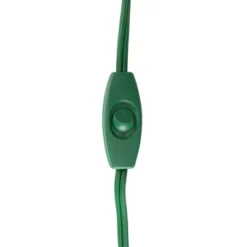 Northlight 9' Green Indoor Extension Power Cord With 9-Outlets And Safety Locks
