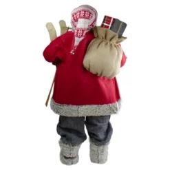 Northlight 4' Standing Santa Christmas Figure With Skis And Fur Boots 5 Northlight 4' Standing Santa Christmas Figure With Skis And Fur Boots -Home Decor GUEST 996bdc1a 8855 4e23 a52f 33fd0209daa3