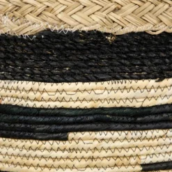 Northlight Set Of 3 Black And Beige Zig Zag Sew Seagrass Storage Baskets 15.5" -Home Decor GUEST 99c16b61 c44a 43d5 bf8d 68ae2195cade