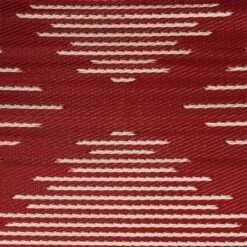 Northlight 4' X 6' Red And Beige Pattern Rectangular Outdoor Area Rug -Home Decor GUEST 9a394cf0 70fb 4a56 9c68 45998185c10e