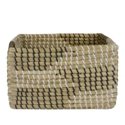 Northlight 12.5'' Brown Woven Accent Christmas Seagrass Basket -Home Decor GUEST 9c055431 4b75 484b 8f46 6bfc1af9da58