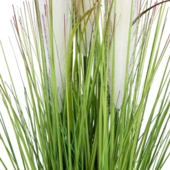 Northlight 27" Artificial Onion And Pampas Grass In Black Pot -Home Decor GUEST 9d4b9838 7183 42ad b1e9 8355651b2ba9