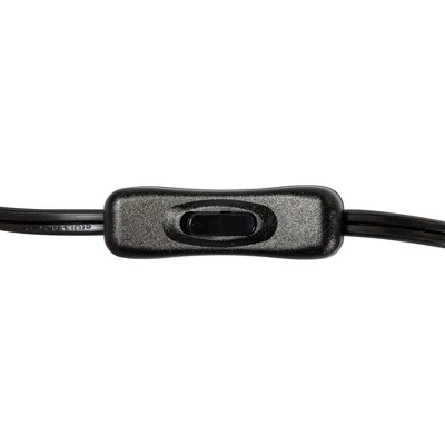 Northlight Laser-Cut Leaf Pattern Iron Table Lamp With Wood Base - 16.5" - Black And Gold 5 Northlight Laser-Cut Leaf Pattern Iron Table Lamp With Wood Base - 16.5" - Black And Gold - Image 5