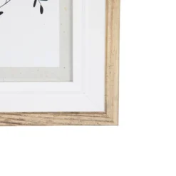 Northlight Wooden Picture Frames For 5" X 7" Photo - Natural And White - Set Of 4 -Home Decor GUEST 9ee3faec dd9f 4c86 88fa d7e0bce90166