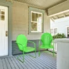 Northlight 34-Inch Outdoor Retro Tulip Armchair, Lime Green