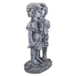 Northlight 12.5" Peck On The Cheek Outdoor Garden Statue -Home Decor GUEST 9fbbd72a 5de6 4b77 955f c40df16daa0a