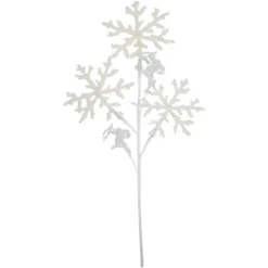 Northlight 28.5" Glittered White Snowflake And Reindeer Christmas Spray 7 Northlight 28.5" Glittered White Snowflake And Reindeer Christmas Spray -Home Decor GUEST a012c452 56ac 427a 95b0 64ab91c48439