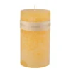 Northlight 6" Yellow Traditional Cylindrical Pillar Candle