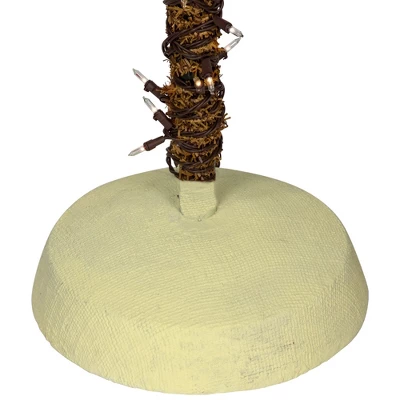 Northlight 6' Pre-Lit Artificial Tropical Outdoor Patio Palm Tree - Clear Lights 4 Northlight 6' Pre-Lit Artificial Tropical Outdoor Patio Palm Tree - Clear Lights - Image 4