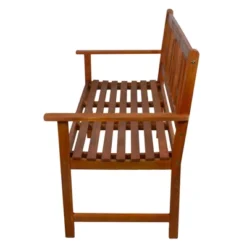 Northlight 48" Light Brown Acacia Wood Outdoor Patio Bench -Home Decor GUEST a698d819 409e 4515 b547 6862165858cc