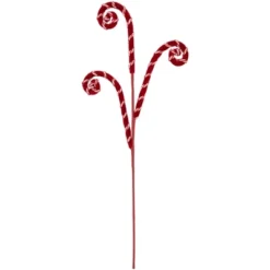 Northlight 27" Red And White Candy Cane Curls Christmas Spray -Home Decor GUEST a71f37d0 ddfc 4700 8c52 fa8ce20b5482