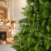 Northlight LED Lighted Willow Branch Christmas Spray - 40" - Silver - Warm White