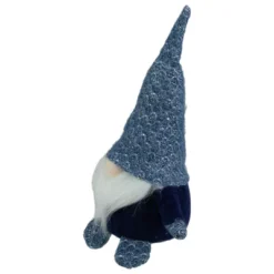 Northlight 10.5" Royal Blue Knit Gnome Christmas Figure