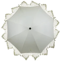 Northlight Outdoor Macrame Boho Beach Market Umbrella With Tilt - 6.5' - Cream -Home Decor GUEST ab07ec5b 2a77 4eb2 b3af b3f38264fd57