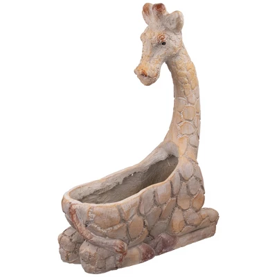 Northlight Giraffe Outdoor Ceramic Garden Planter - 17" 5 Northlight Giraffe Outdoor Ceramic Garden Planter - 17" - Image 5