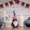 Northlight 9.5" Stars And Stripes Patriotic USA Gnome Figurine