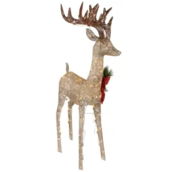 Northlight 48" Pre-Lit LED Champagne Deer Outdoor Christmas Decoration -Home Decor GUEST ac9542bf a0a2 44f5 9d4b cc18d96b07c4