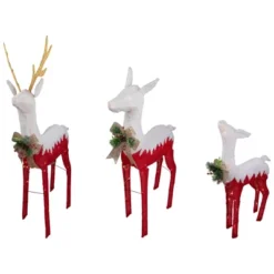 Northlight Set Of 3 Lighted Red Reindeer Family Outdoor Christmas Decoration -Home Decor GUEST acd1ddec dced 4d0d a670 9bad0b0c1ee6