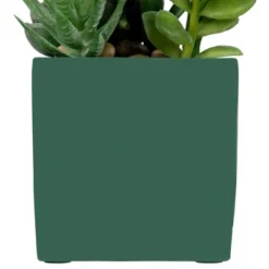 Northlight 12" Orchid And Succulents Artificial Potted Flower Arrangement - Green/White -Home Decor GUEST ad0ff698 4ddf 4e81 b354 893a8962d198