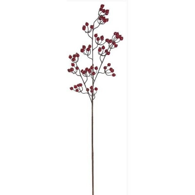 Northlight 39" Red Wild Currant Berry Artificial Christmas Spray 1 Northlight 39" Red Wild Currant Berry Artificial Christmas Spray
