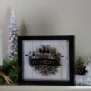Northlight 14" Black Framed 3D "Merry Christmas" LED Christmas Box Decor