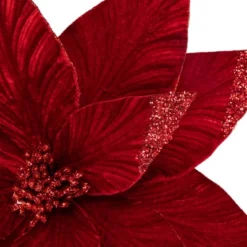 Northlight 24" Red Glittered Poinsettia Christmas Stem Spray 7 Northlight 24" Red Glittered Poinsettia Christmas Stem Spray -Home Decor GUEST ae491ca8 0276 462b 9ab2 f47559865d99