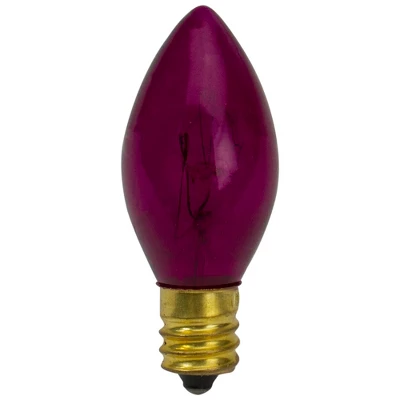 Northlight Pack Of 4 Pink Twinkle C7 Transparent Christmas Replacement Bulbs 1 Northlight Pack Of 4 Pink Twinkle C7 Transparent Christmas Replacement Bulbs