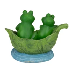 Northlight 10" Green Frogs In A Lily Pad Outdoor Garden Statue -Home Decor GUEST b18d5df3 1632 4803 a6c7 548036dd1403