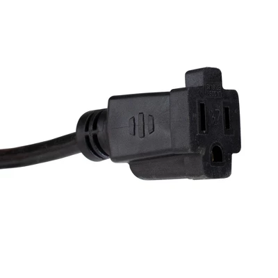 Northlight 40' Black 3-Prong Medium Duty Commercial Extension Power Cord 2 Northlight 40' Black 3-Prong Medium Duty Commercial Extension Power Cord - Image 2