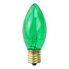 Northlight Pack Of 25 Transparent Green C9 Christmas Replacement Bulbs