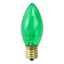 Northlight Pack Of 25 Transparent Green C9 Christmas Replacement Bulbs