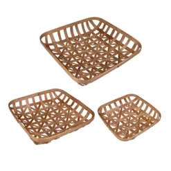Northlight Set Of 3 Brown Square Lattice Tobacco Table Top Baskets 6 Northlight Set Of 3 Brown Square Lattice Tobacco Table Top Baskets -Home Decor GUEST b3960757 9518 4440 9cff cae2b79657de