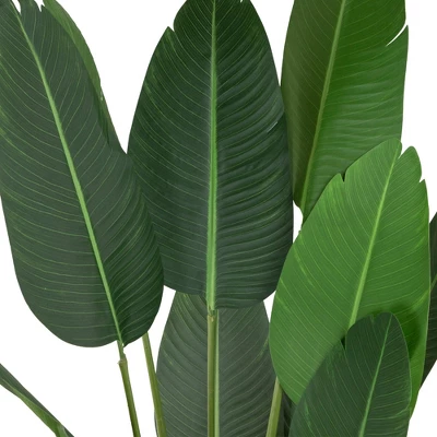 Northlight 70" Artificial Green Travellers Palm Tree 2 Northlight 70" Artificial Green Travellers Palm Tree - Image 2