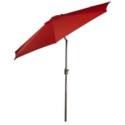 Northlight 9' Outdoor Patio Market Umbrella With Hand Crank And Tilt - Terracotta 5 Northlight 9' Outdoor Patio Market Umbrella With Hand Crank And Tilt - Terracotta - Image 5