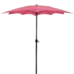 Northlight 8.85ft Outdoor Patio Lotus Umbrella With Hand Crank, Pink -Home Decor GUEST b705eb1c f764 455a acf9 47ac276fabb4